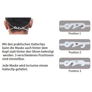 FFP3 Faltmaske, Atemschutzmaske (FFP3 Maske) mit Ventil, hchste Schutzklasse